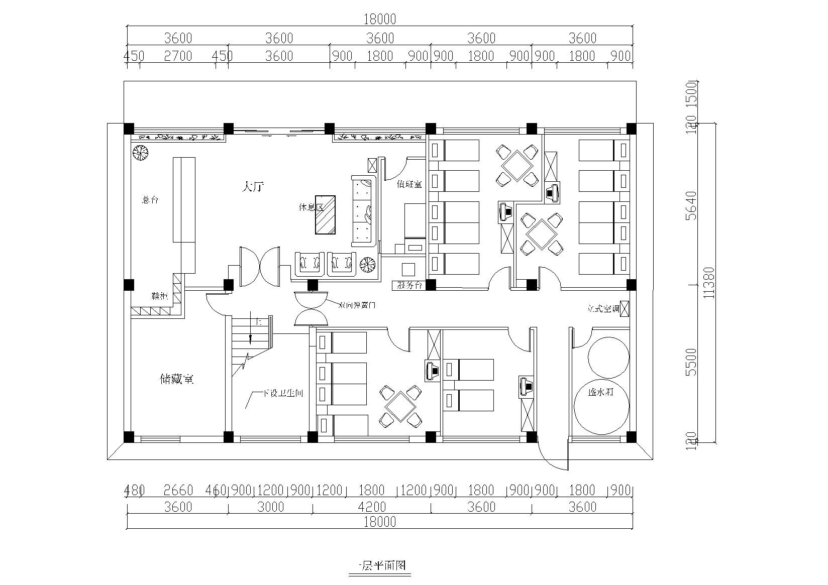 [江苏]常熟忆江南浴场休闲会所施工图