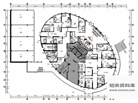 施工图重庆某社区卫生服务办公空间装修图