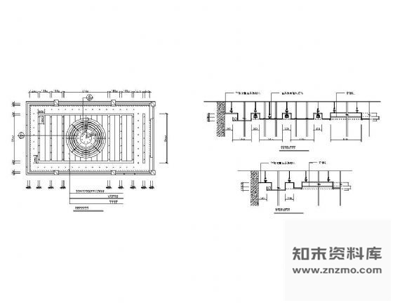 图块/节点石膏板吊顶详图2