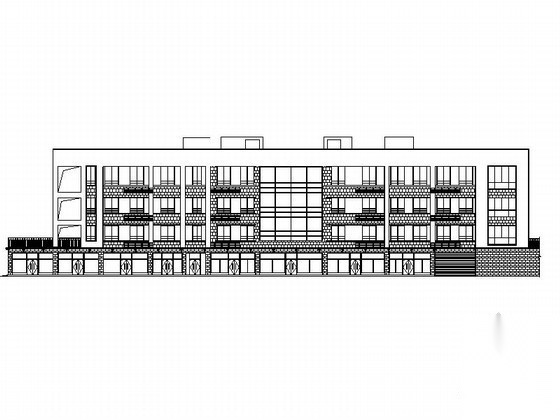 某住宅区四班小型幼儿园建筑施工图