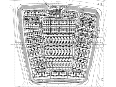 ​[北京]泰禾中央别墅区地块景观设计施工图