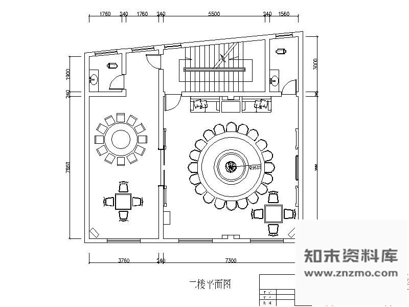 施工图某医院餐厅设计全图