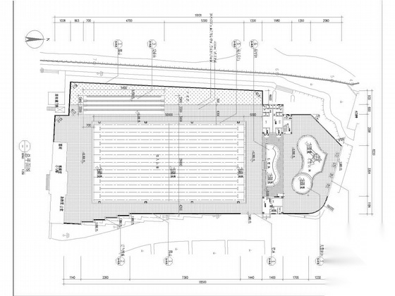 泳池区景观施工图