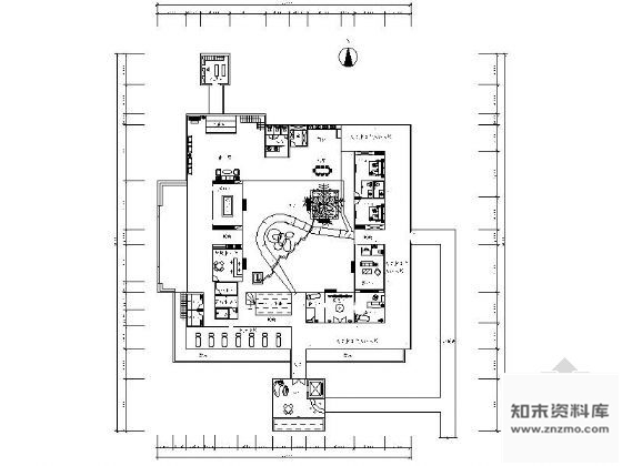 图块/节点某度假别墅平面布置图