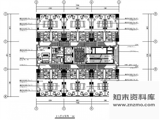 施工图某星级酒店十八、十九层装修图