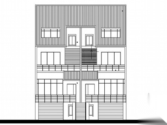 某townhouse住宅单体设计方案四