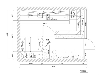 [浙江]杭州某一奶茶咖啡店施工图_门头效果