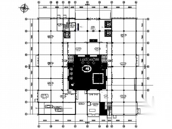 [江苏]高档科技园办公楼室内装修施工图（含效果）