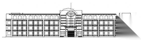 内蒙古某信息学院五层教学主楼建筑施工图