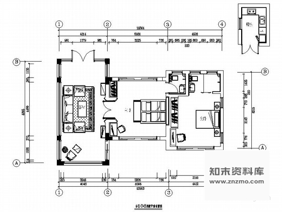 施工图海南某度假精装别墅室内装修竣工图