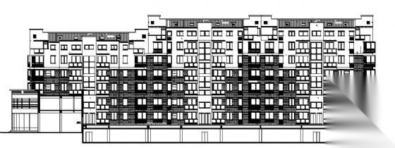 某小区五层住宅楼建筑施工图