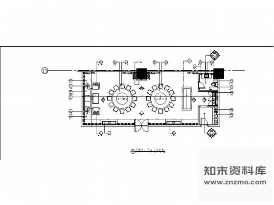 施工图重庆某酒店四层中餐厅A3包房施工图