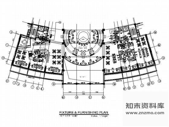 施工图海南三亚某酒店俱乐部自助餐厅施工图含效果