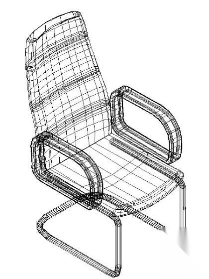 CAD椅子三维模块