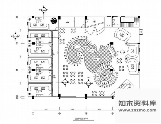 施工图深圳豪华舞厅K吧装修图