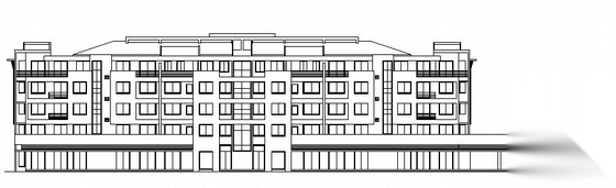 杭州清水湾某住宅11号楼建筑方案图