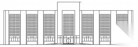 某二层办公楼建筑方案图