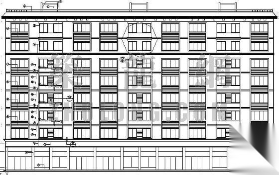 某框架住宅楼全套建筑施工图