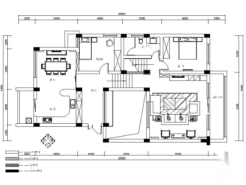 [成都]某花园别墅施工图（含实景）