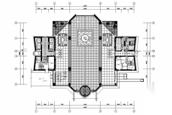 [新疆]油田勘探开发综合楼室内施工图（含效果图）