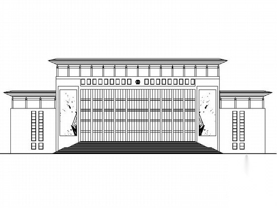 某市法院办公楼建筑施工图