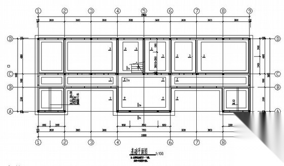 二层砌体结构派出所办公楼全套施工图