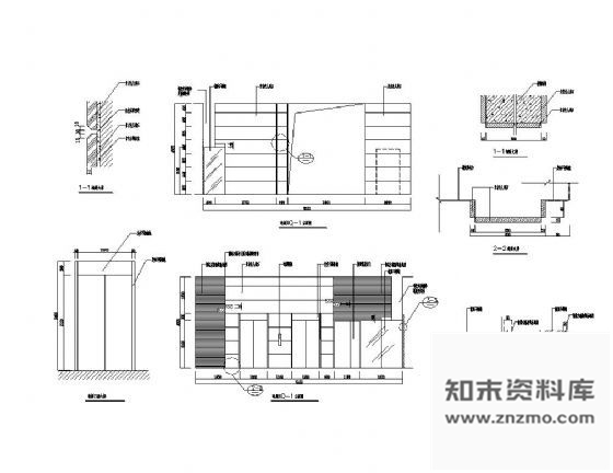 图块/节点电梯厅装饰详图