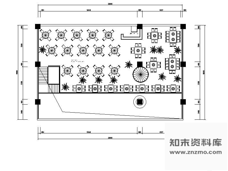 施工图超现代餐厅装修图(含效果)