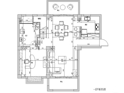 [江苏]精简后现代180㎡复式住宅装修施工图 别墅