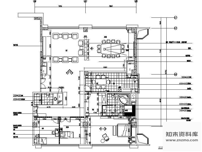 医院VIP套房详图 施工图