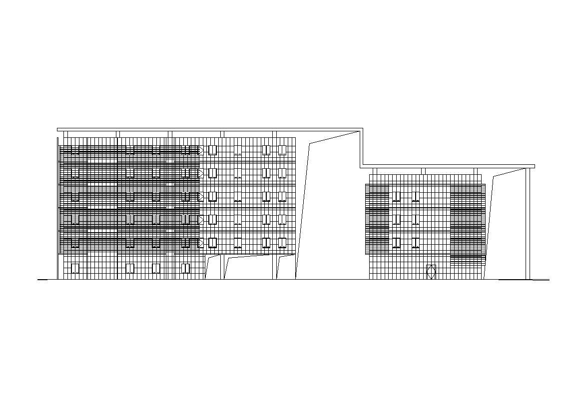 [四川]现代风格行政办公楼建筑施工图