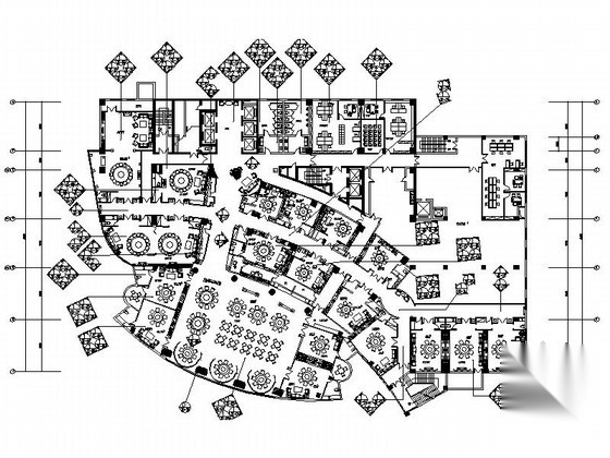 [四川]五星级豪华酒店全套装修施工图（含实景）