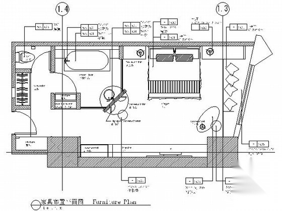 [上海]某富豪酒店客房施工图