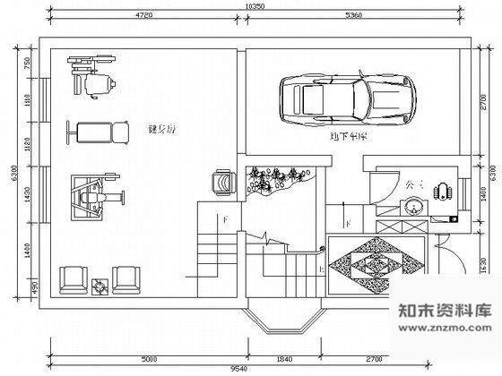 施工图原创欧式风格四层别墅施工图含效果图