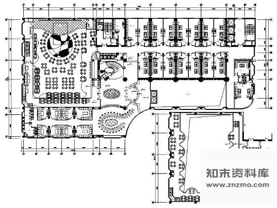 图块/节点某歌舞厅平面布置图