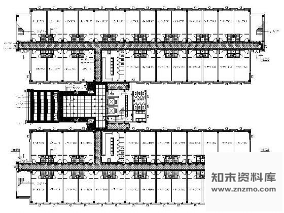 图块/节点某星级酒店标准层平面设计图