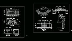 cad之吧台收银台服务台设计图片
