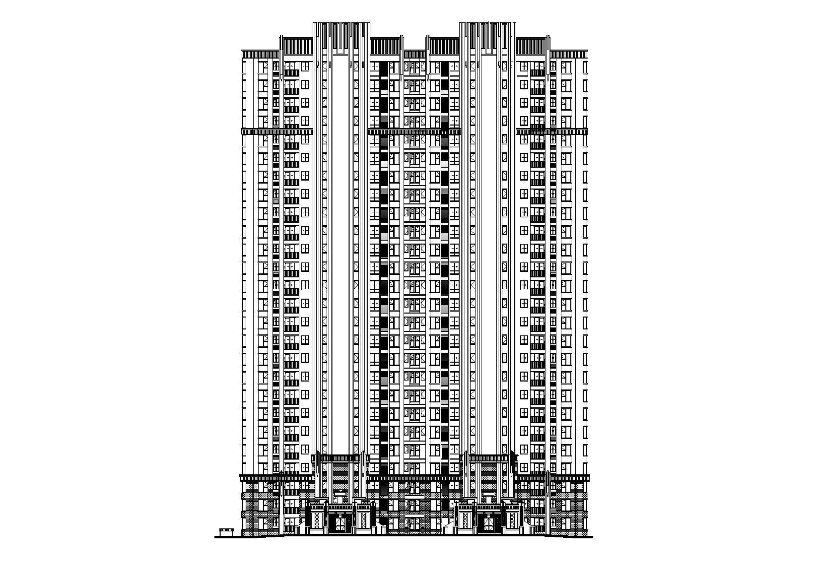 [上海]保障性住房甲级设计院商品房项目施工图（CAD含水...