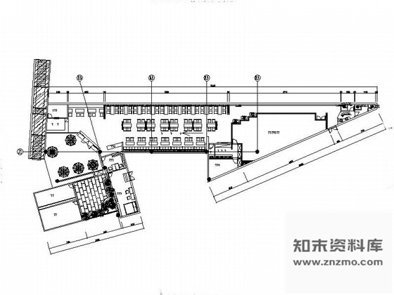 施工图浙江温州特色美食面馆装修设计施工图含效果