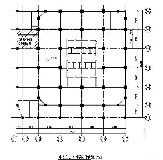 [甘肃]大厦局部结构加固施工图（2012） 抗震加固结构