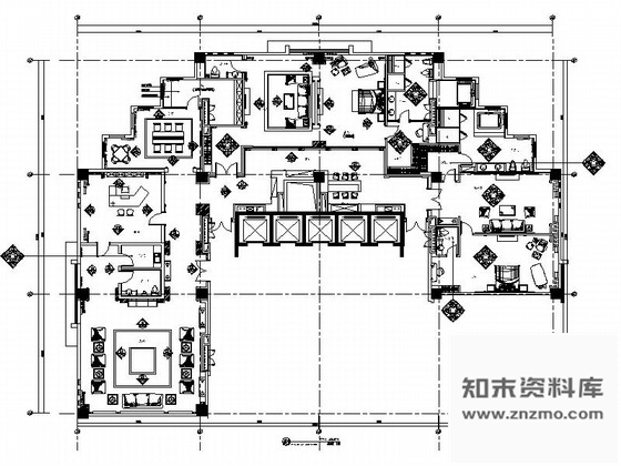 施工图江苏某五星级酒店总统套房室内装修施工图