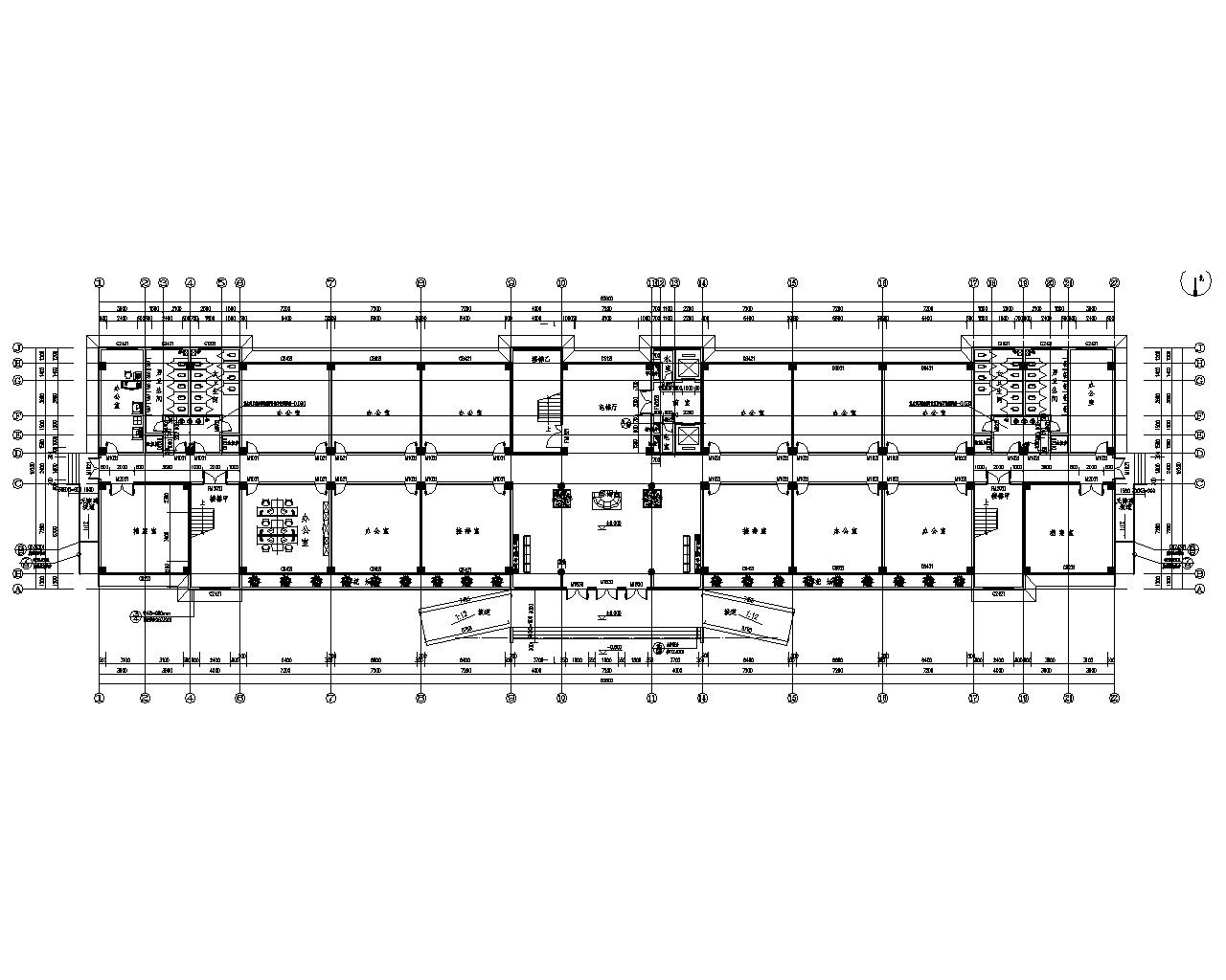 10层办公楼框架结构 施工图