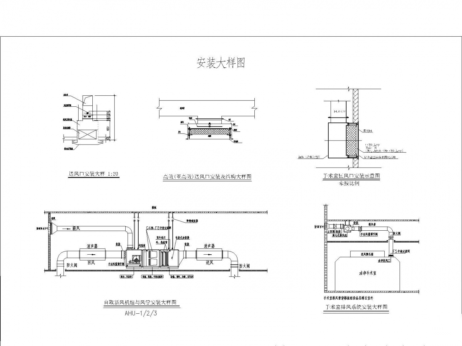 净化手术室建设装饰改造工程暖通设计 建筑暖通