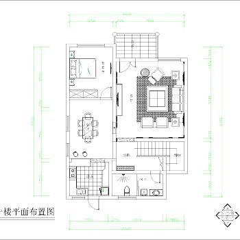 金源酒店后别墅三层经济型别墅室内CAD室内施工图含效果图下载