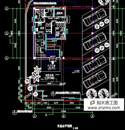 别墅全套施工图 cad2007