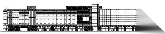 杭州市 某商业步行街临街建筑幕墙方案图