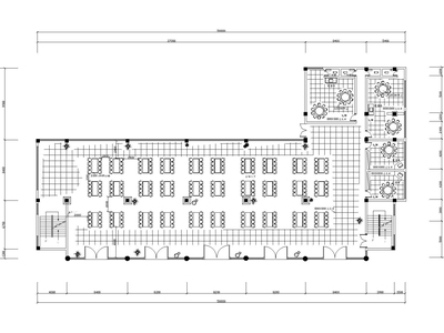 广西大学梧州分校食堂装饰设计项目施工图