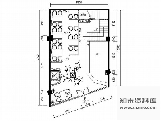 施工图天津知名设计公司餐饮空间设计施工图(含效果图)