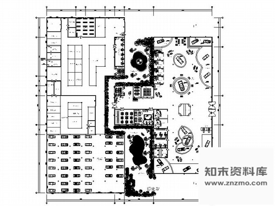 施工图学生作品宝马汽车展厅设计施工图含模型效果