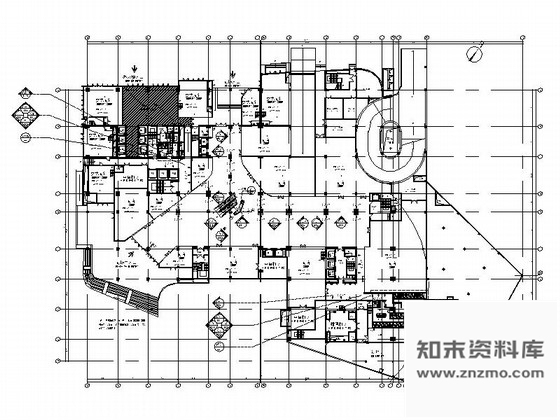 施工图重庆商圈核心广场高档现代百货商场室内装修施工图